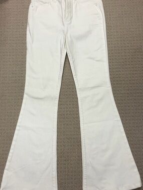 Express Women's White Flared Jeans